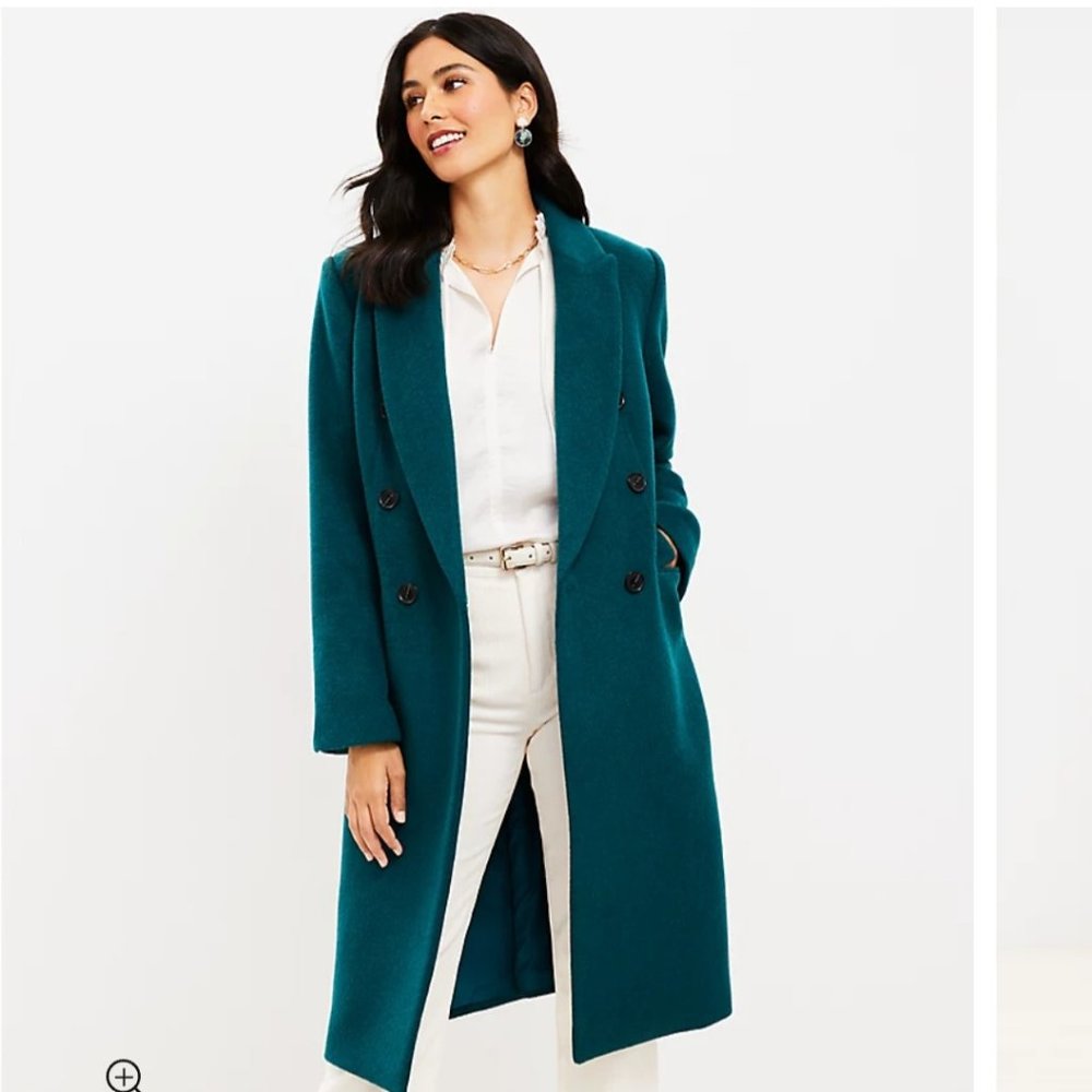 Loft Double Breasted Coat